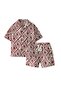 Boy's Linen Shirt Shorts Bottom Top Set