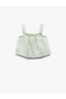 Baby Girl's Green Strappy Blouse
