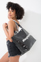 Black Sand Resistant Large Size Beach Bag - 6