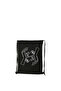 Hands on Face Printed Drawstring Black Backpack - 5