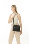 Black Business Style 3 Pocket Lined Leather Bag - 4