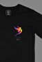 Olympic Logo Pocket Design Black T-Shirt