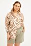 Oversize Patterned Shirt