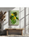 Decorative Bird Leaf Canvas Wall Painting - 2