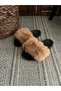 Furry Women's Slippers Anatomical Sole Outdoor Indoor Dowry Guest Slippers