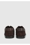 Brown Leather Men's Shoes - 4