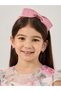 All-Over Print Organza Round Neck Dress with Headband - 4