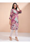 Women Purple Floral Printed Viscose Kurta - 4