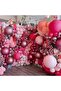 35 Pieces Pink Balloon Set Pink Balloons, for Birthday, Baby Shower, Pink Themed Decorations - 5