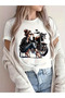 Cool Biker Women's Printed Women's Cotton T-Shirt - 2