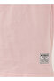 Solid Oversized T-Shirt with Badge Detail - 3