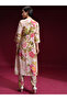 Women Cream Floral Printed Kurta with Trousers - 3
