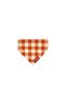 Orange Square Cat And Dog Collar Scarf Bandana - 2