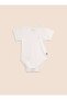 Organic Cotton Baby Bodysuit - Short Sleeve, 2-Piece Bodysuit, Basic Nature Series - 2