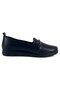 2274-4 Genuine Leather Casual Women's Shoes-Black - 3
