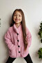 You Can Buy Girl's Pink Plush Jacket According to the Size Chart