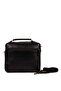 Genuine Leather Men's Hand and Shoulder Bag Black - 3