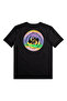 Color Flow Men's Black Crew Neck T-Shirt - 2