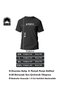 Women's Red Classical Front Printed Oversize T-Shirt - 5