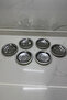 Gray Color Metal Tea Plate Set of 6 10 cm Tea Coasters - 5