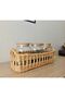 Home Decor/rattan Bamboo Straw-Look Craft Paper Special Design Flower Pot Planter Organizer 30 cm - 3