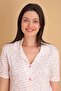 Bamboo Love Patterned Shirt Collar Buttoned Organic Pajama Set - 2