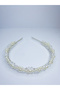Handmade Pearl and Crystal Stone Special Day Bridal, Maternity, Engagement, Wedding Crown, Hair Accessory - 2