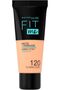 Maybelline New York Fit Me Matte & Poreless Foundation, 30 ml, Classic Ivory 120