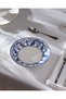Reve Bleu Nuit Dinner Plate - 20 cm - Blue/White