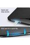 Urban Fit for MacBook Air 15 inch M4 (2025) / M3 / M2 Premium Fabric Hard Shell Cover - Black - 8