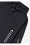 Men's Windbreaker Black Hooded 6493 Model Shoes - 5