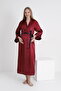 Piping Bat Sleeve Maternity and Maternity Satin Dressing Gown - 2
