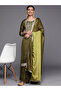 Silk Lace Detail Kurta and Sharara with Sequined Dupatta Set