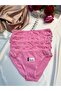 Turquoise Bikini Model Set of 5 Bow Lace Detailed Panties - Pink