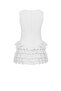 Sardinia Halter Neck Ruffle Shorts White Dress - 3