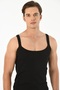 5 Pieces Ribbed Thin Strap Double Bias Men's Athlete 1St Quality Made from 100% Cotton Yarns. - 2