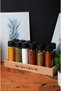 Tangram 12-Piece Spice Rack Set Spice Rack with Wooden Stand