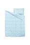 Cymbalblomma duvet cover set 150x200/50x80 cm, white/blue, from IKEA, made of 100% polyester - 5