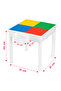 Mega Activity and Study Table Le.Go Classic Compatible - 4