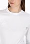 Stretch Fabric Cotton Crop T-Shirt - Slim Fit - White - 4