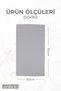 Set of 4 Gray Greek Hand Towels - 50X90 Cm, 225 Gr, 100% Cotton, Spa and Hotel Towels - 3