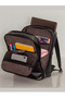 Laptop Backpack |   1027 Black Pu Leather Computer Backpack - 5