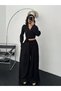 Women's Seersucker Crop Pantalon Set - 3