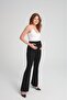 Spanish Leg Diver Fabric Full Flexible Maternity Pants - 2