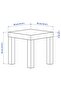LACK Side Table, White, 35 x 35 cm - 7