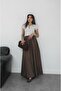Brown Scotland Polo Neck Dress - 3