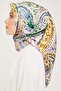 Nostalgia Series Sura Silk Scarf 9037-50Ns - 3