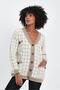 PATTERNED POCKETED KNIT CARDIGAN (A91022-S) - 3