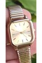 Women's Gold Color Square Stylish Wrist Watch - Adjustable Steel Band - 3