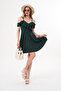 Women's Collar Detailed Rope Strap Dress